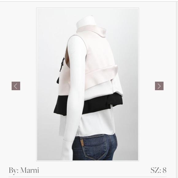 Marni duchess satin crop top - Picture 5 of 5